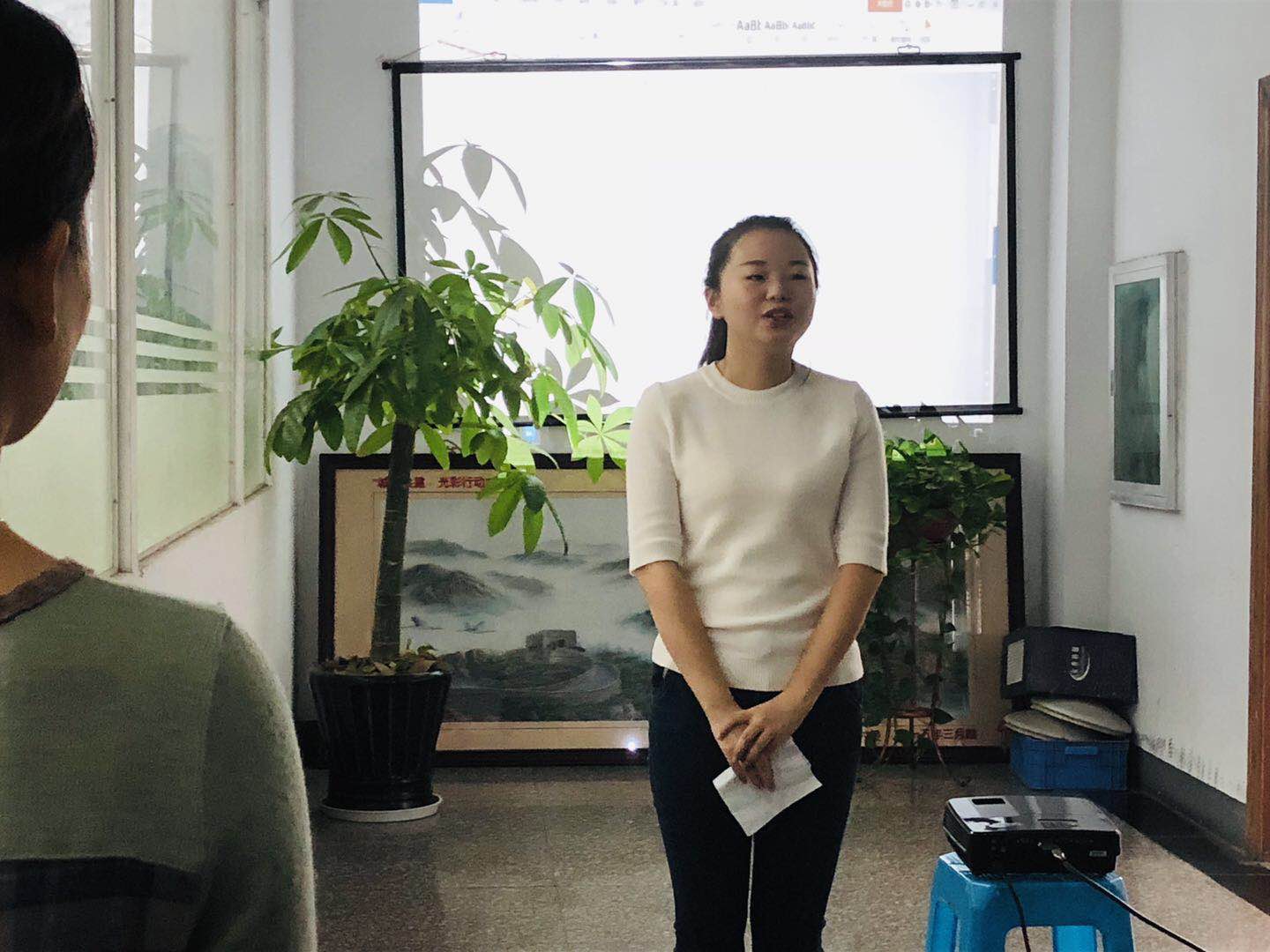 塑料托盤(pán)廠家每周早會(huì)，以飽滿的精神開(kāi)單！